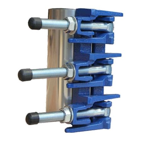 Хомут (муфта) ремонтный с чуг.зам.Ду65 (75-85) хL200 "DENDOR"однозамковый тип RC-Z17