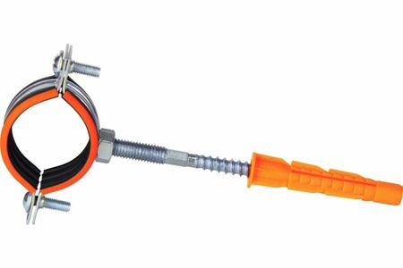 Хомут металлический с крепежом 32-35мм (1",М8) HUMALT