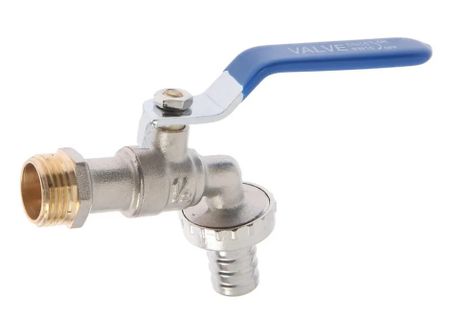 Кран шаровый водоразборный Ду 15 (латунь) "рычаг" ЭКОНОМ