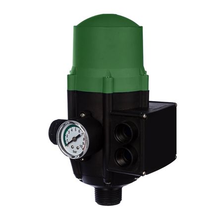 Блок автоматики с манометром Oasis PС-13P (диап настройки 1,5-3 бар) с манометром