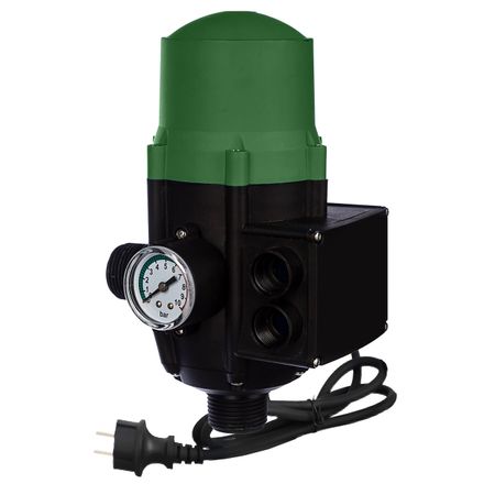 Блок автоматики с манометром Oasis PC-13A (диап настройки 1,5-3 бар) с манометром проводом и вилкой.