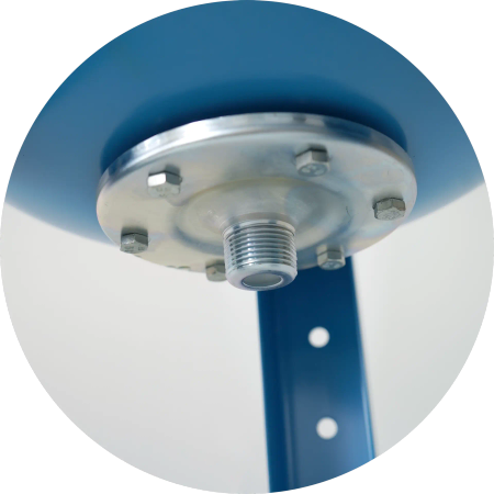 Бак для водоснабжения ГВ 50   50 л. (вертикальный), мембранный расширительный, с ножками