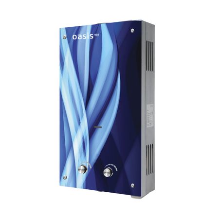 Водонагреватель газовый OASIS Eco G-20 Синие волны, 10 л/мин