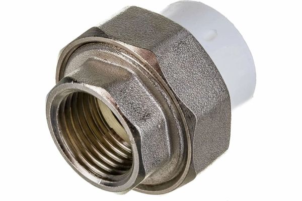 Муфта комб. разъемная ВР 25х3/4 (БЕЛЫЙ)