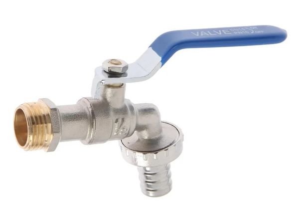 Кран шаровый водоразборный Ду 15 (латунь) "рычаг" ЭКОНОМ