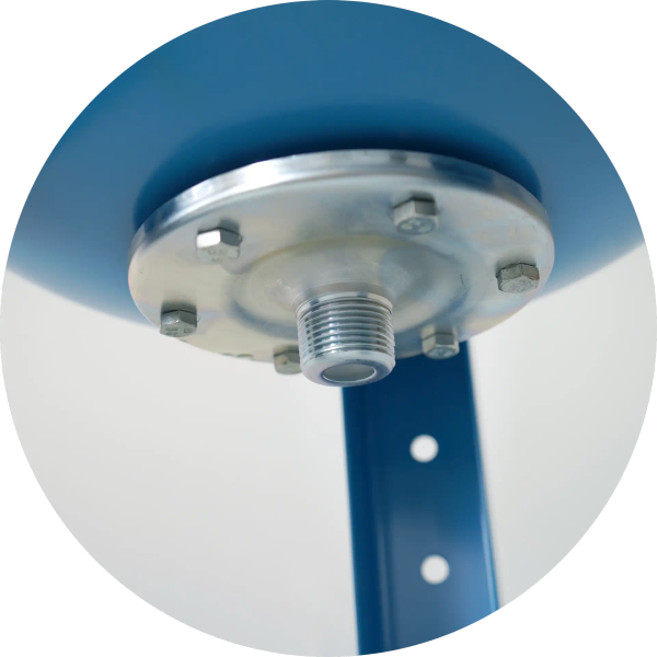 Бак для водоснабжения ГВ 80   80 л. (вертикальный), мембранный расширительный, с ножками