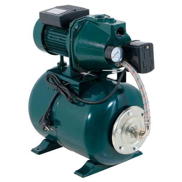 Насосная станция S 60/45CА-24 (Qmax=3.6 куб.м./час, Hmax=45 м., 0,75 кВт, г/а 24л, корпус-чугун)