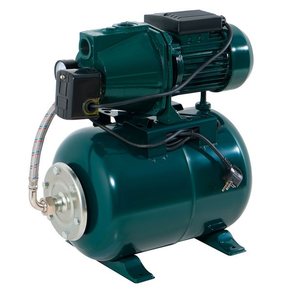 Насосная станция S 60/45CА-24 (Qmax=3.6 куб.м./час, Hmax=45 м., 0,75 кВт, г/а 24л, корпус-чугун)