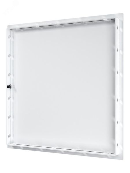Дверца пластиковая АБС 418х418 (396х396) белая с фланцем