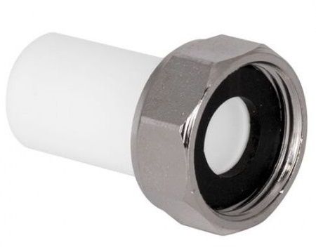 Штуцер с накидной гайкой PPRC 32х1 1/4" (бел.) FD  (25/100)