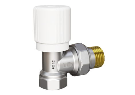 Терморегулятор ручной угловой Ду 15 муфта/америка, LD