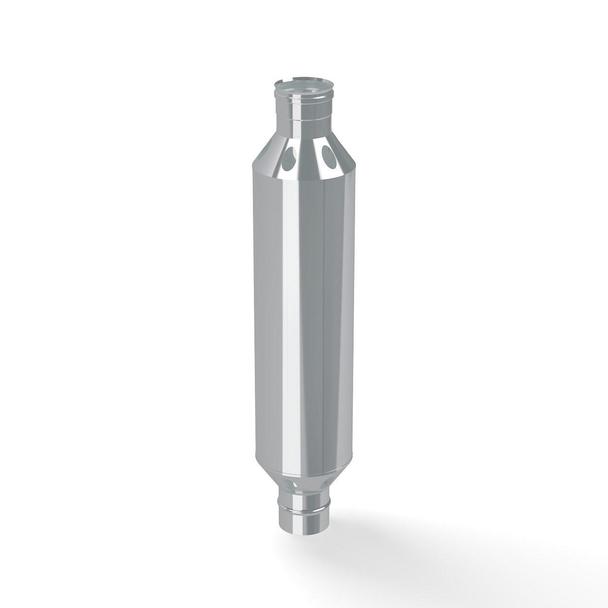 Дымоход-конвектор нерж. Ф130 (430/0,8 мм.)