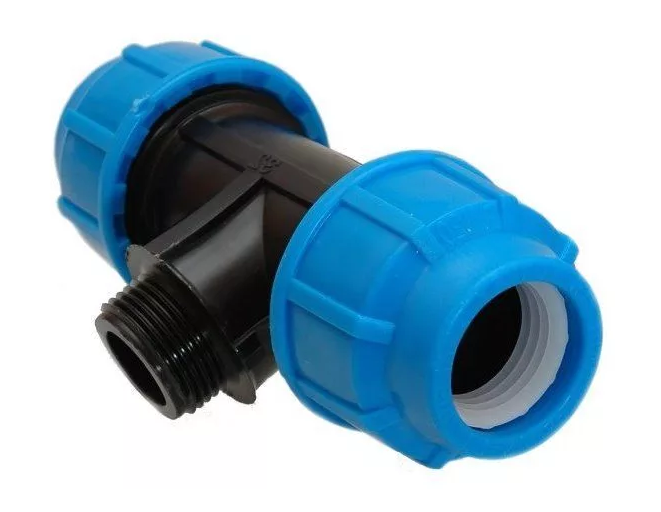 Тройник переходной НР 32х3/4" (ПНД, Компрессия)