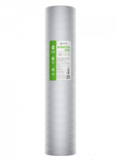 Картридж нитяной Акватек ЭКО 20 BB для холодной воды 5 микрон