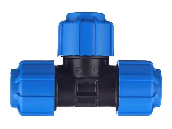 Тройник соединительный разъемный 20х20х20 (ПНД, Компрессия)