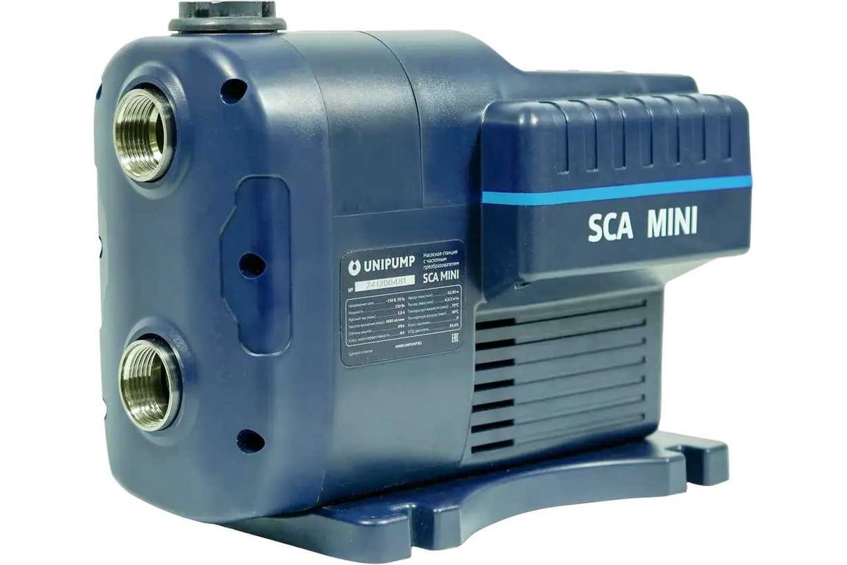 Насосная станция SCA MINI с частотным преобразователем (100-550 Вт, Hmax-42м, Qmax-75 л/мин)
