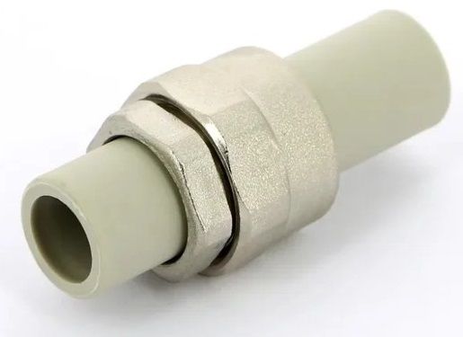 Разборное соединение труба-труба PPRС 40 (серый) FD  (5/45)