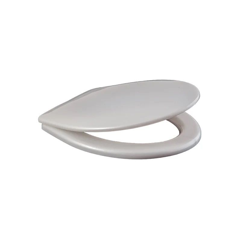 Сиденье белый перламутр, ширина 360мм, длина 410-440мм, крепление 160мм (с резин. амортизаторами)