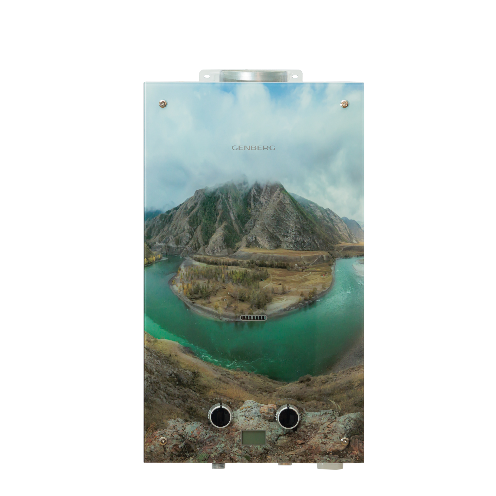 Водонагреватель газовый GENBERG Декор-Eco 210.01 Мультинские озера, 10 л/мин, 20 кВт