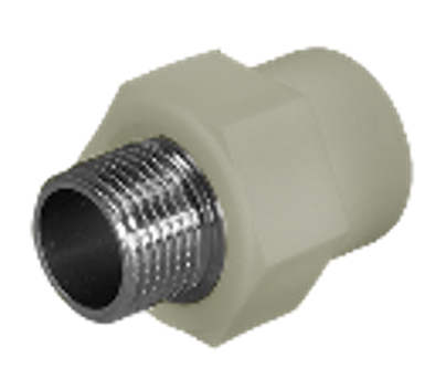 Муфта PPRC НР 20х1/2" под ключ   (сер.) FD  (50/200)