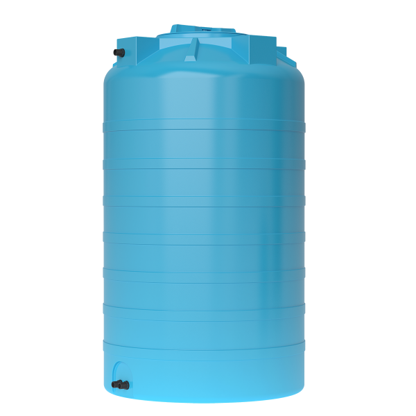 Емкость ПЭ цилиндрическая синего цвета 500л (АТV-500) с поплавком