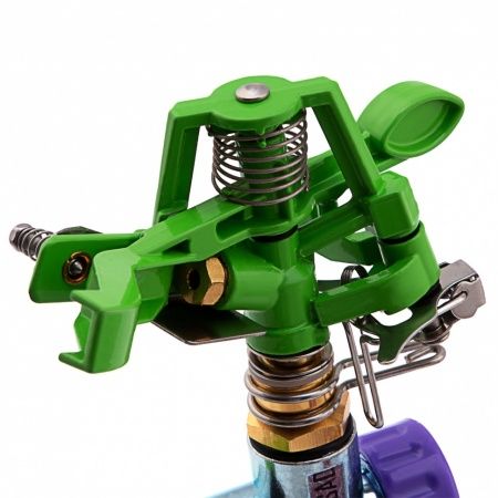 Разбрызгиватель ЛАТУННЫЙ, импульсный, с регулировкой углагоризонтального распыления, струя до 26м