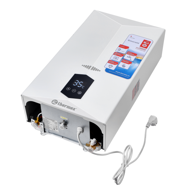 Водонагреватель газовый  THERMEX E 22 MD (22 кВт, 11 л./мин.,эл. розжиг, медный теплообменник)