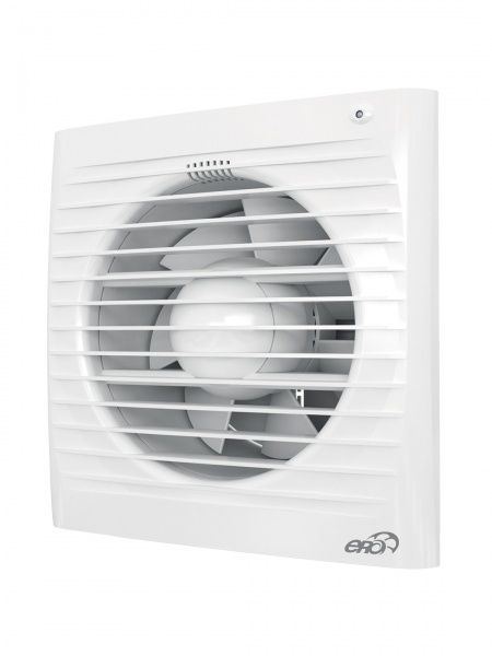 Вентилятор D-125мм, 175х175мм, ERA 5C (с клапаном 183 м3/ч, 50 Па, 16 Вт, 220В, 36 дБ)