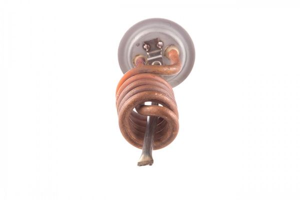 Нагревательный элемент (ТЭН) 2,0 кВт, нерж., под анод М6 (форма - спираль)