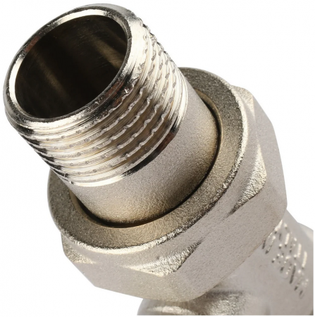 Терморегулятор запорно-балансировочный прямой Ду 15 муфта/америка ИТАЛИЯ (нижний, с предустановкой)