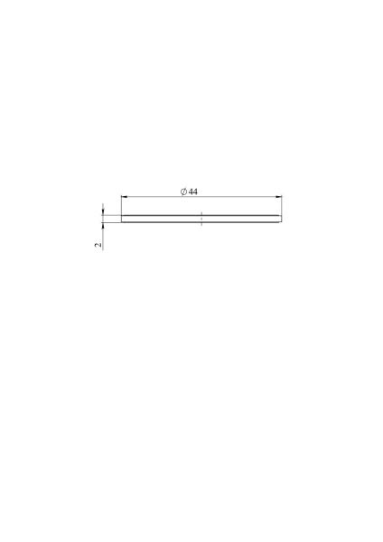 Кольцо уплотнительное (плоское) 40мм, оранжевое