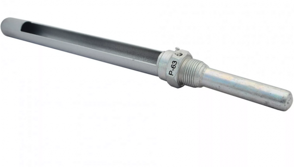 Оправа с гильзой для термометра установки стеклянного термометра ОТП 265/160 (прямая)