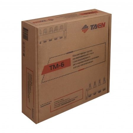 Коллекторная группа с расходомерами UC-12A,   12 вых. (н/ж, авт.возд.+дренаж+кронштейны)