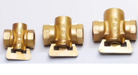 Кран латунный, пробковый 11б34бк (Газ) Ду 15