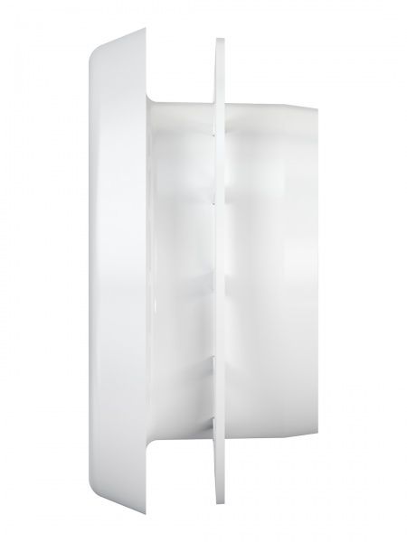 Анемостат пластиковый 100, Dн-145мм, белый, со стопорным кольцом