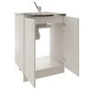 Тумба для накладной кухонной мойки 60 ЛДСП белая