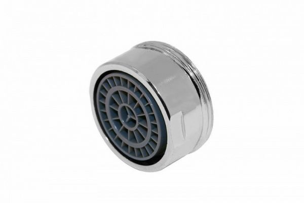 Аэратор металлический на смеситель НР 23,5 мм, пластиковая сетка, AN-1