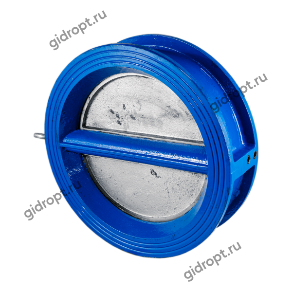 Клапан обратный двухдисковый Ду 500 Р-16 t-120оС, межфланцевый