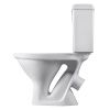 Унитаз "Форвард" белый, 1 кн.арм., косой выпуск, нижн.подв., сид.полипр.