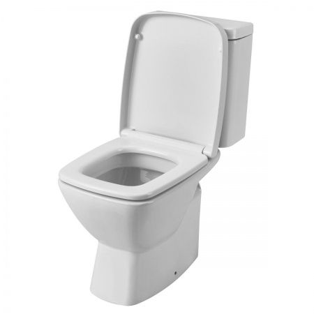 Унитаз Нео с бачком, белый, 2 х кн.арм., прямой выпуск, нижн.подв., сиденье дюропласт, микролифт