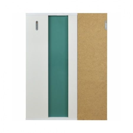 Зеркало "Селена 65" 650х160х732, со шкафчиком СЛЕВА, с подстветкой