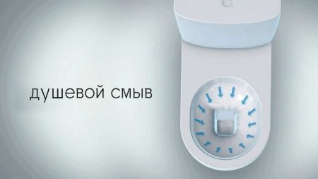 Унитаз "Престиж"АНТИФВП.,белый, 2кноп.,прям.вып.,нижн.подв.,сид.дюропласт, микролифт