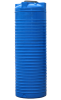 Емкость ПЭ цилиндрическая синего цвета VERT 1000л