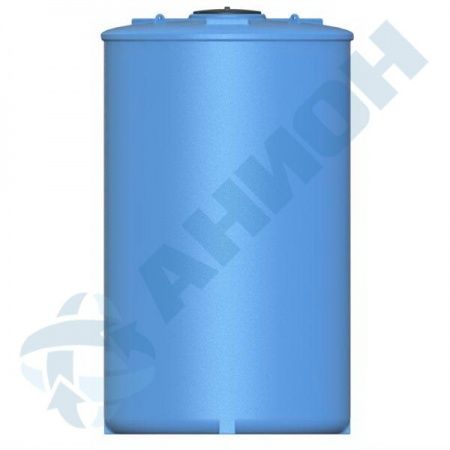 Емкость ПЭ цилиндрическая синего цвета 14500л (SB17_1ВФК2)