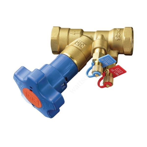 Клапан латунный балансировочный ручной регулировки VIR 9515 Ду25 Ру25