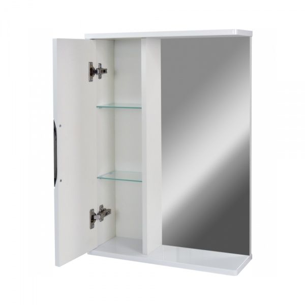 Зеркало "Афина 65" 650х170х700, со шкафчиком