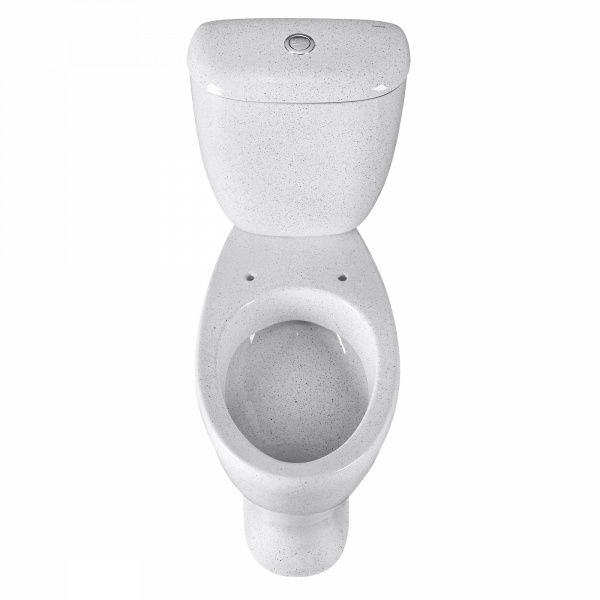 Унитаз "Воротынский" АНТИВСП., бел.крап, 1 кн.арм., косой выпуск, нижн.подв., сид.полипр.