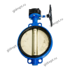 Затвор дисковый Ру10/16 Ду 350, с редуктором (чугунный, поворотный)