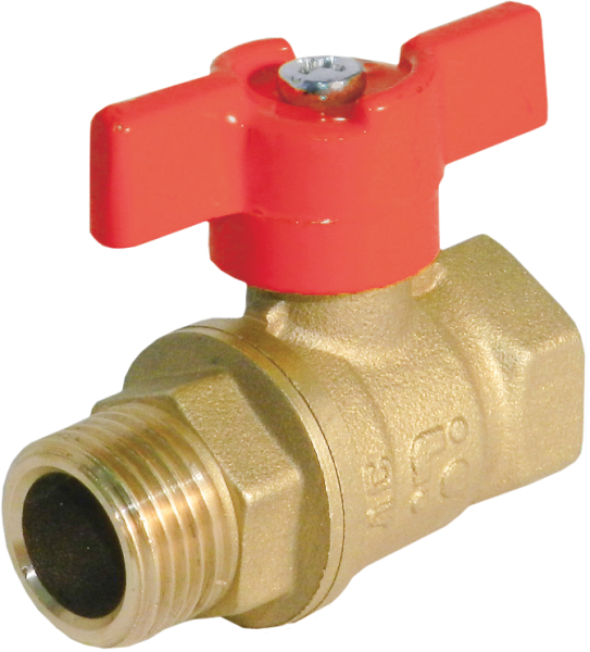 Кран 11б27п1 Ду 15 муфта/резьба "бабочка"   (серия - ГОСТ)