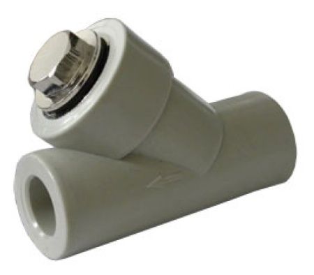 Фильтр сетчатый 25   (серый) FD  (10/60)